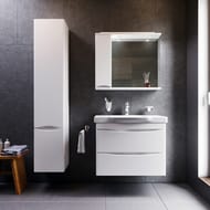 Шкаф-колонна AM.PM Like подвесной (350х300х1750) правый, белый глянец M80CHR0356WG