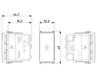 ������ Vimar ARKE 1P ������ NO 10A  , ����� 19108