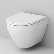 Унитаз подвесной AM.PM Spirit 2.0 FlashClean безободковый, с сиденьем микролифт C701700SC