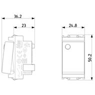 ����������� Vimar IDEA 1P 16AX � ���������� ��� ��������, ����� 16021.B