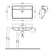 �������� ��������� Hatria Canalgrande 100 Y1EL01 1000�500�180 � 1 ���������� ��� ���������, �����