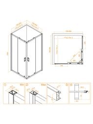 ������� ������ RGW Classic CL-34 (800�800�1850) �������, ������ 5�� ����������/���� 32093488-11