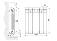 Радиатор биметаллический RIFAR EcoBuild 500 (575х1120х100) 14 секций, 2604 Вт, боковое подкл, белый — изображение 7