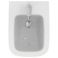 Биде напольное Ideal Standard i life S 355х480х400 пристенное, одно отверстие, перелив,белый T459501