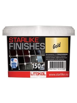 Добавка золотого цвета FINISHES GOLD для затирки LITOCHROM STARLIKE 150 г
