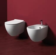 Унитаз подвесной Simas VIGNONI (560х365х310) безободковый, белый VI 18