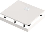 Экран GOOD DOOR BAS ABS Essentia 1000х1000 Soft-touch, цвет: белый (квадратный)