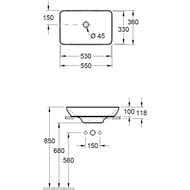  Villeroy & Boch VENTICELLO 4113 55 01 (550360)  , , .
