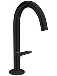 Смеситель Axor One 48020670 для раковины Select 170, со сливом push-open, матовый черный — миниатюра 1