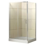 Душевой уголок BelBagno Uno (1200х800х1850) UNO-AH-1-120/80-C-Cr прямоугольный, стекло прозрачн/хр
