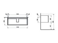 ����� ��� ���������� Laufen PRO S 4.8356.2.096.463.1 (1160�450�395) ���������� ����, ����� �������