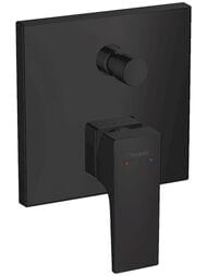 Смеситель Hansgrohe Metropol 32545670 для ванны однорычажный, внешняя часть, черный матовый — миниатюра 1
