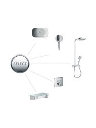 Лейка для душа Hansgrohe Rainfinity 130мм 3jet круглая, черный мат 26864670 — изображение 2
