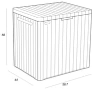  KETER CITY STORAGE BOX 113 L (57,84455), 113 , 