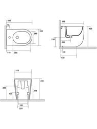 ���� ��������� Kerasan Nolita 532001*1 550�350�430 ������, �������, ���. ��� ���������, ����� ������