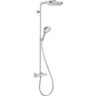 Душевая система Hansgrohe Raindance Select S 240мм 1 тип струи, Showerpipe с термостатом 27633000