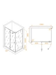 ������� ������ RGW Stilvoll SV-040 (1300�900�2000) �������., ������ �����. 8��/���� 353204039-11