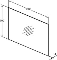 ������� Ideal Standard MIRROR&LIGHT (1000�700) T3369BH