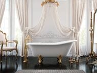Ванна отдельностоящая Estet Царская (1500х730) из искусственного камня ФР-00001653