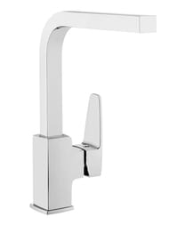 Смеситель Vitra Q-Line для мойки однозахватный, поворотный излив A42132EXP