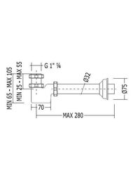 ����� ��� �������� � ���� Devon&Devon GH554CR 1 1/4", ����: ����