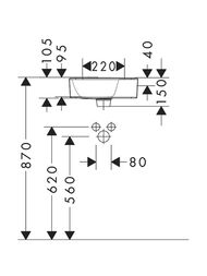 �������� Hansgrohe Xuniva Q 360�250�105 ���������, ���. ��� ��������� � �������, �����  60129450