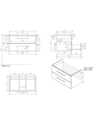 ����� ��� �������� Cersanit LARA 80 ��������� (460�776�445 ��.) �����   64137