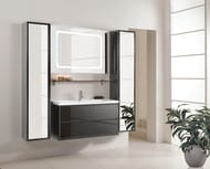 Зеркало AQUATON Римини 100 1A136902RN010 1000x32x800 подсветка, сенсор, система Anti-Steam