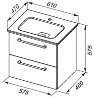 ����� ��� ���������� Dreja GIO 60 (575�460�575) ���������, ��� ������ 77.0102D