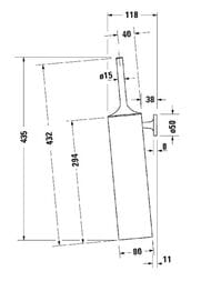 ����� ��� ������� DURAVIT Starck T ���������, ����: ����.����� ������������� 0099467000