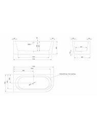 ����� ������� Knief Corner R (1780x780x580) ���������, �����, ����� ��������� 0100-277-R(06S)