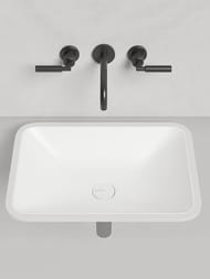 Раковина встраиваемая SALINI Marea 06 (570х420х160) иск.камень S-Sense, глянцевая, RAL 1802106GF — изображение 4