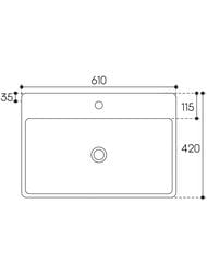 �������� ��������� Aqueduto Espiral 590�420�125 ��������� ��� ��������� � �������, ����� ESP0510