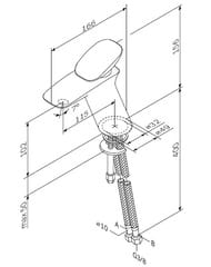 Уценка! Cмеситель Am.Pm Spirit V2.0 на раковину однозахватный, хром F70A02100