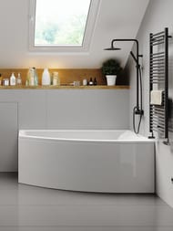 Ванна акриловая VAGNERPLAST VERONELA OFFSET 160 R (1600х1050х450) угловая, правая VPBA160VEA3PX-04