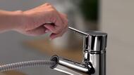 Смеситель Hansgrohe Talis M52 для кухни 170 вытяжной поворотный излив 2jet хром 32841000