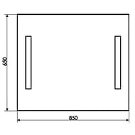 ������� COMFORTY ������-85 (850�650�30) LED-���������, ������������� ������ 00-00005263