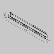 ������� �������� ���������� Maytoni Points (������) O-TR02-2-S-24WB3K, Exility IP 3000� 24�� 36� ������