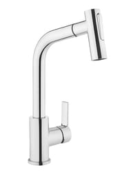 Смеситель для кухни Vitra Maestro однозахватный, высокий выдвижной излив 249мм, цвет:хром A42146EXP