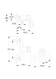 ��������� ��� ���� Cersanit NATURE 63065 ���������, ������������, ����