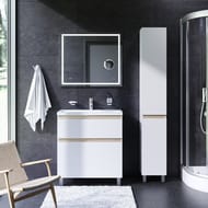 Тумба под раковину AM.PM X-Joy (800х850х450) напольная, 2 ящика, белый глянец M85AFSX0802WG
