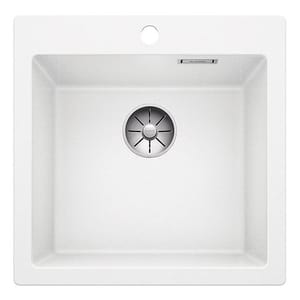 Уценка! Мойка керамогранит BLANCO Pleon 5 белый (515х510) прямоугольная 521672