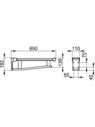 �������� ��� ������� Keuco Plan Care 650 ��, ��������, ����� 34902 170651