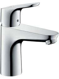 Смеситель Hansgrohe Focus 31603 для умывальника LowFlow 3,5 л,с донным клапаном, однозахватный, хро — миниатюра 1