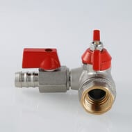 Кран дренажный 1/2"В-1/2"В. VALTEC BASE шаровой с обратным клапаном, VT.248.N.04