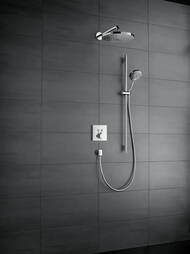 Смеситель Hansgrohe ShowerSelect 15763000 термостат, 2 запорных вентиля, наружная часть, хром