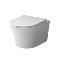 Унитаз подвесной Damixa Skyline (365х485х400) безободковый с сиденьем микролифт DX35C1700SC
