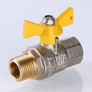 Кран шаровый для газа VALGAS 3/4"ВН бабочка VT.278.N.05