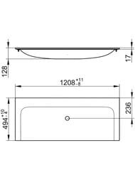 �������� Keuco Plan 1208�494 ���������, ��� ��������� ��� ��������� � ��������, ����� 32980311200