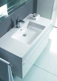 Умывальник DURAVIT VERO 1050х490х170 1 отверстие под смеситель, перелив, белый 0329100000